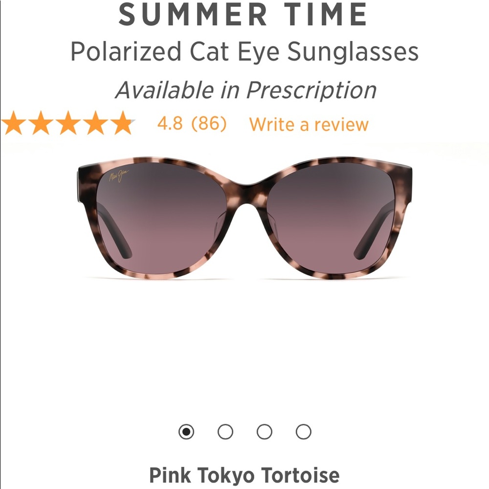 Maui Jim Summertime Polarized Cat Eye Sunglasses